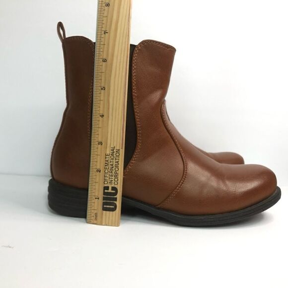 women’s chelsea boot cognac red bottom size 6 tan - Picture 7 of 7